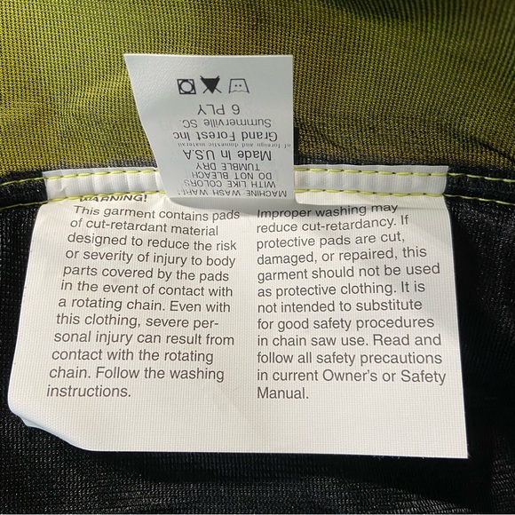 STIHL Chainsaw Protective Dynamic Hi-Vis Apron Chaps - Picture 4 of 7